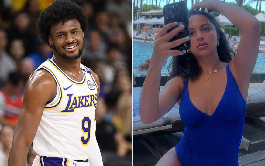 Bronny James And Parker Whitfield Mark First Anniversary Together With Matching Outfits And Selfies