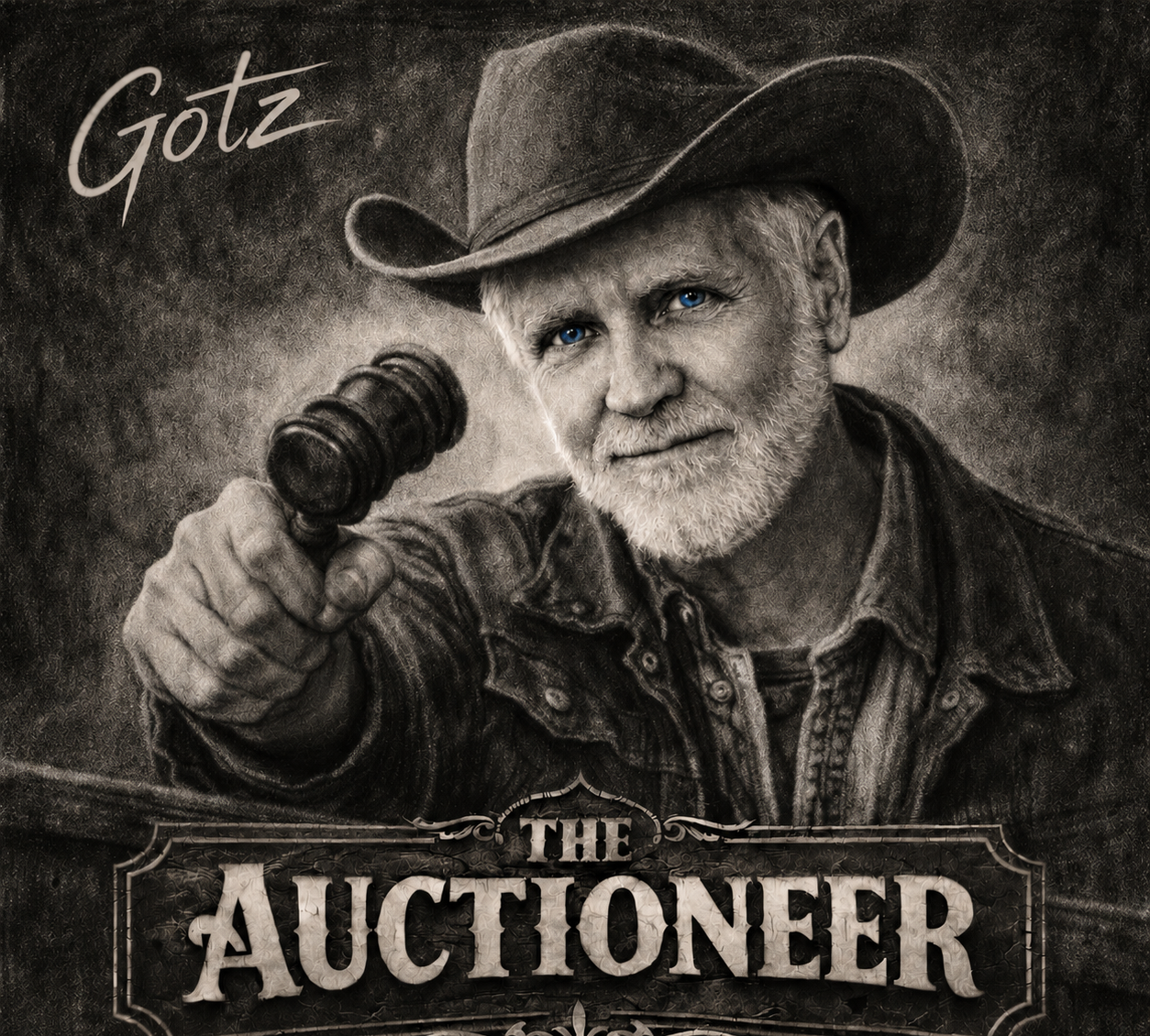 Gotz turns “The Auctioneer,” a familiar profession into a song about unity