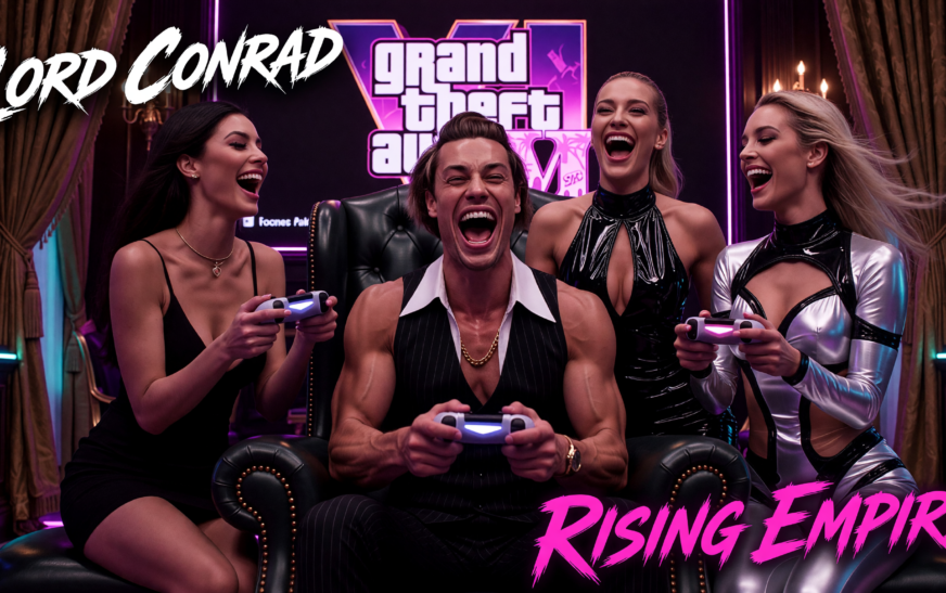 Lord Conrad pursues urban power and personal growth on “Rising Empire”